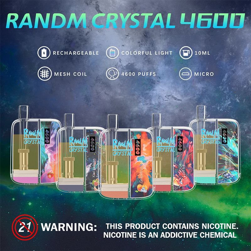 RandM crystal electroic cigarette disposable vape