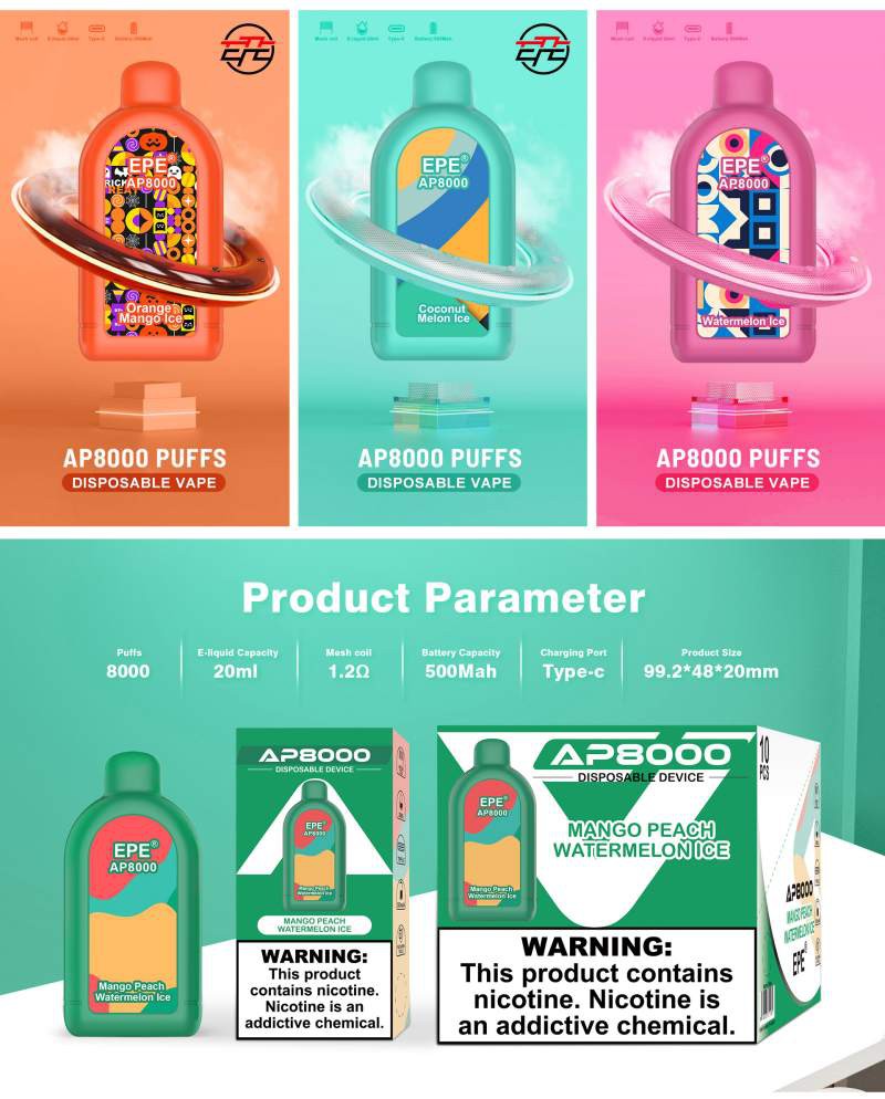 EPE AP8000 puffs 2 EPE AP8000 puffs 2