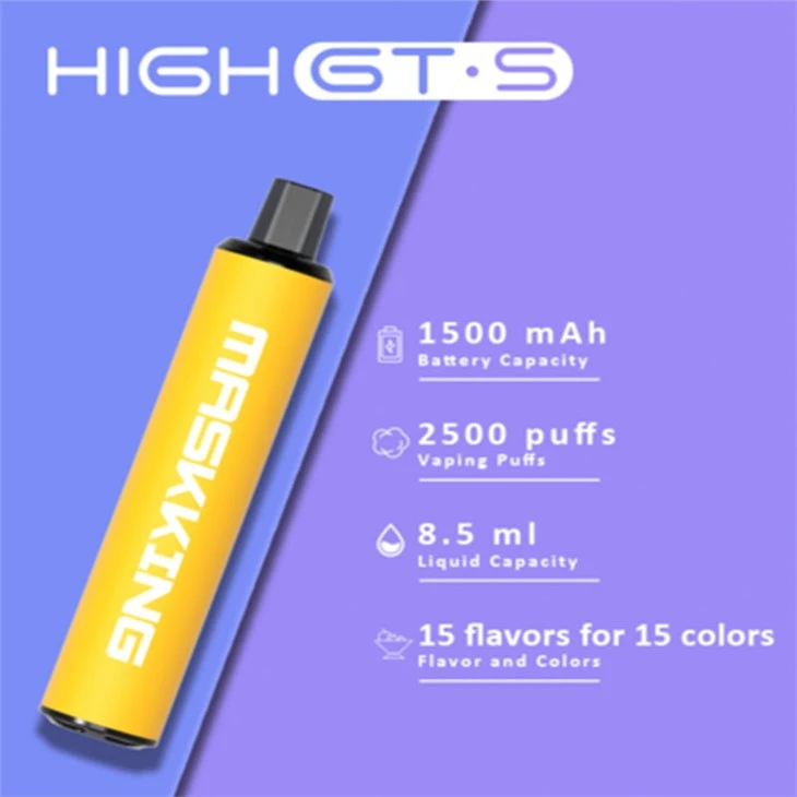 Maskking 2500 High GTS Vape חד פעמי