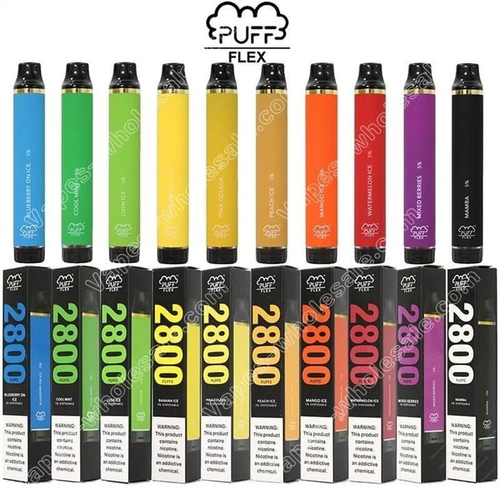 פאף פלקס 2800 פחזניות חד פעמיות E Cig