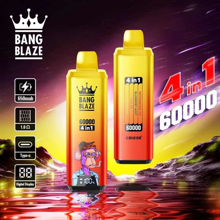 Bang Blaze 60000 4 ב 1 Vapes טעם