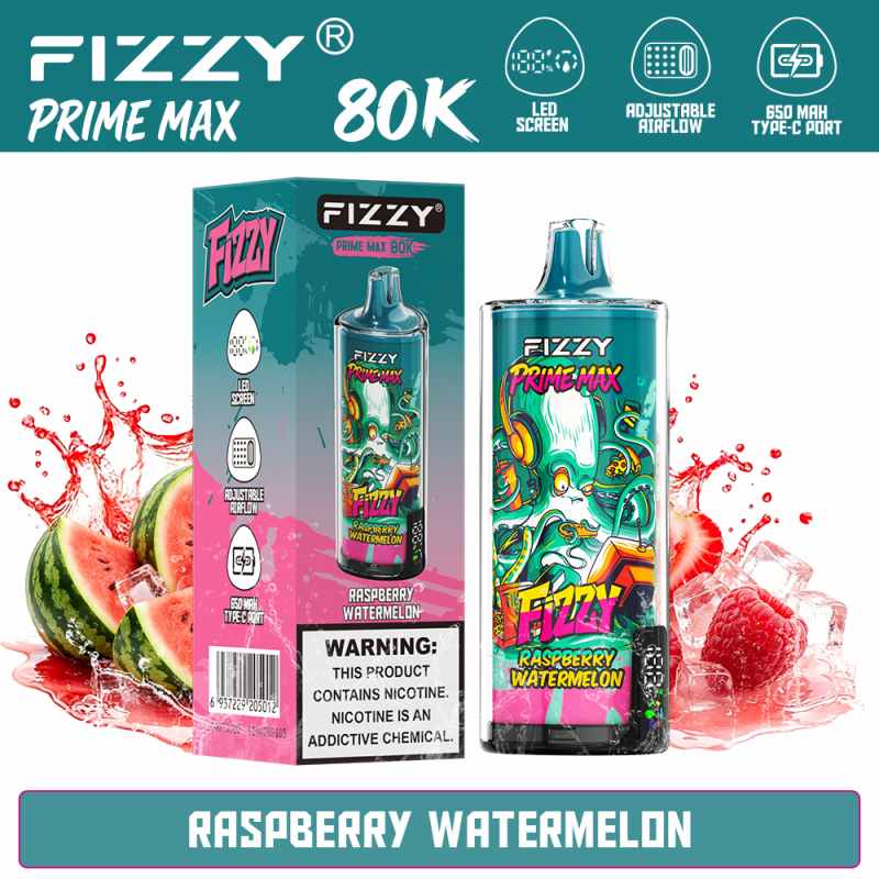 Fizzy 80K Prime Max-Raspberry Watermelon