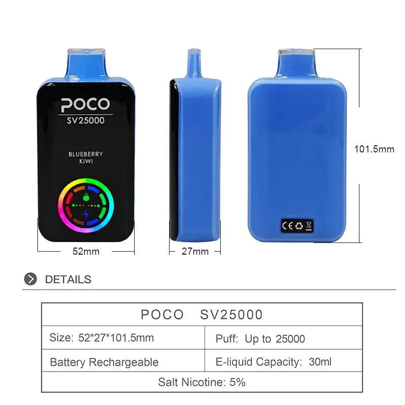 Poco-Vape-Puffs-Disposable-Vape-25000-Puffs-25K-EU-Warehouse-Poco-Sv25000-Electronic-Cigarette-Vape-Pen-Rechargeable-30ml-15-Flaovrs POCO SV 25000 Poco-Vape-Puffs-Disposable-Vape-25000-Puffs-25K-EU-Warehouse-Poco-Sv25000-Electronic-Cigarette-Vape-Pen-Rechargeable-30ml-15-Flaovrs POCO SV 25000