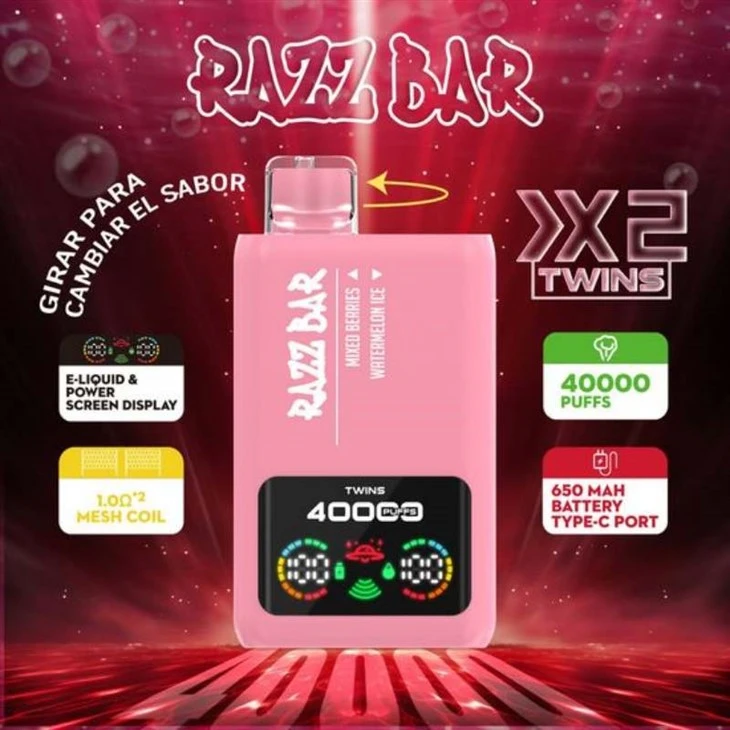 RAZZ BAR 40K טעם כפול