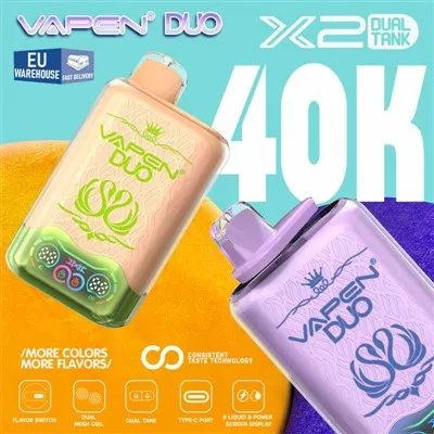 צמד Vapen 40000 פחזניות טעמים כפולים