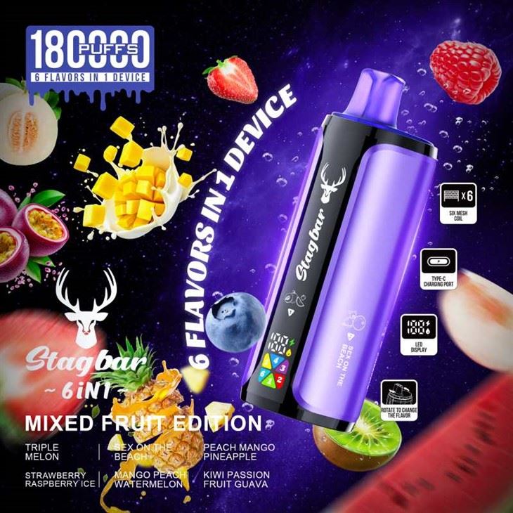Stag Bar 180K Puffs 6in1 Vape