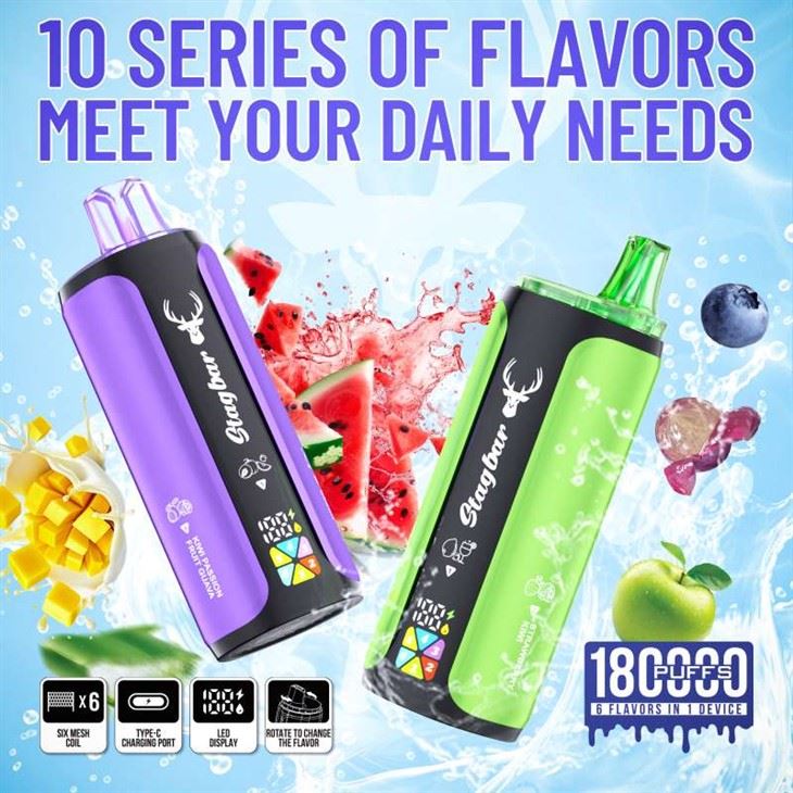 StagBar 6in1 180000 נשיפות