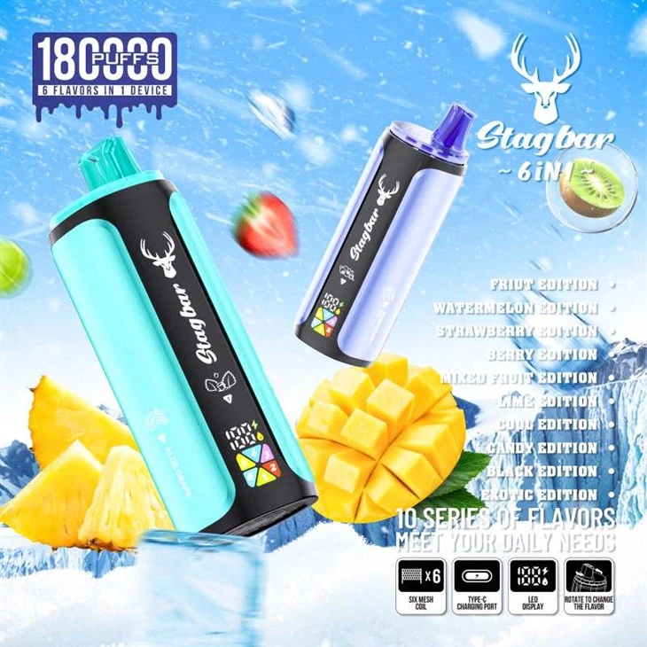 StagBar 6in1 180K Puff
